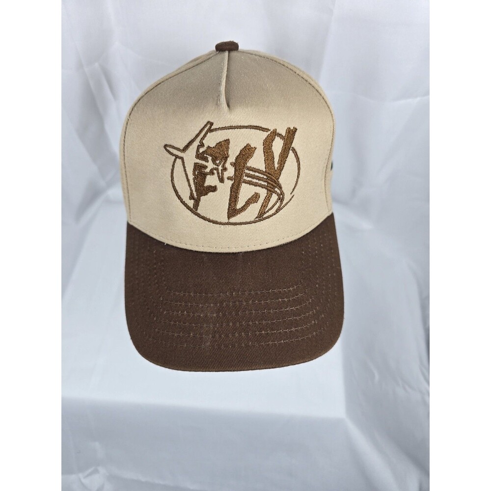 Hat Vendor Forever Living Young Snapback Cap Beige Brown Embroidered Aviation Be